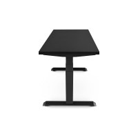 Стол двухмоторный с регулируемой высотой StolStoya ТИТАН подстолье черное и столешница МДФ эмаль SE221IBB14070
