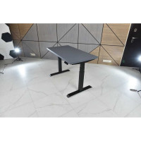 Стол двухмоторный с регулируемой высотой StolStoya ТИТАН подстолье черное и столешница МДФ эмаль SE221IBSS12065