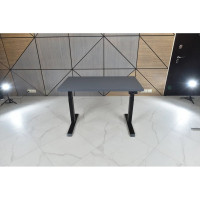 Стол двухмоторный с регулируемой высотой StolStoya ТИТАН подстолье черное и столешница МДФ эмаль SE221IBSS12065