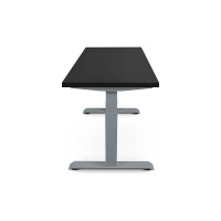 Стол двухмоторный с регулируемой высотой StolStoya ТИТАН подстолье серое и столешница МДФ эмаль SE221ISB12065