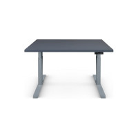Стол двухмоторный с регулируемой высотой StolStoya ТИТАН подстолье серое и столешница МДФ эмаль SE221ISSS12065