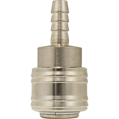 Быстроразъем пневматический с клапаном, елочка 8 мм Forcekraft FK-SE1-3SH(51560)