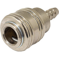 Быстроразъем пневматический с клапаном, елочка 8 мм Forcekraft FK-SE1-3SH(51560)