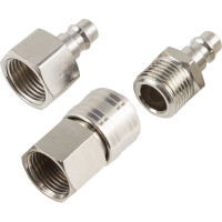 Набор быстроразъемных соединений 1/2'', 3 предмета Forcekraft  FK-SE12-3(51556)