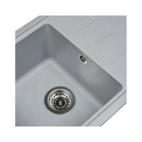 Кухонная мойка из искусственного гранита WISENT Грей MW620-29/WGER013
