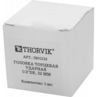 Головка торцевая ударная IS01232 32 мм, 1/2"DR Thorvik 53427