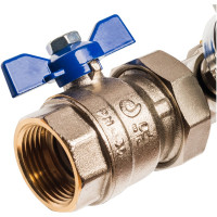 Распределительный коллектор из латуни с расходомерами 12 вых. STOUT SMB 0473 000012