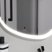 Зеркало AM.PM сложной формы, с контурной LED-подсветкой, ИК- сенсором, вытянутое, 55x100 см M8FMOX0551WGH