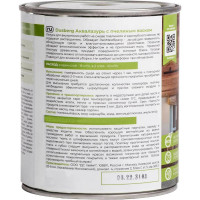Аквалазурь с пчелиным воском DUSBERG бесцветная, 0.75 л 3510075