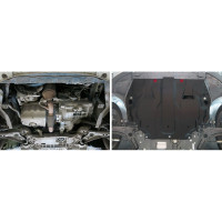 ЗК+КПП Seat Altea 2004-2014/Altea Freetrack 2004-2014/Cordoba 2003-2009 st 2mm АвтоБроня 111.05107.1