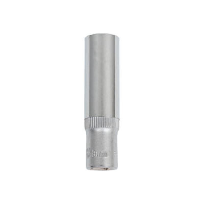 Головка торцевая 6-гранная глубокая (9 мм; L=45 мм; 1/4DR) ROCKFORCE RF-5255009(11651)