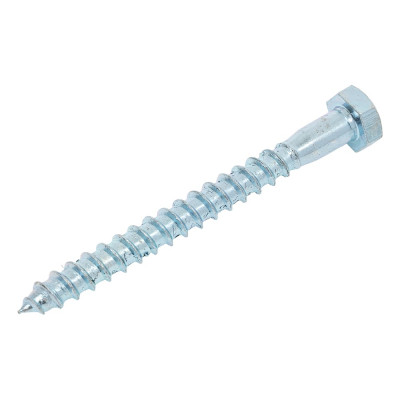 Сантехнический шуруп Стройметиз 8х80 DIN 571 цинк уп. 2 шт. европодвес 2170681