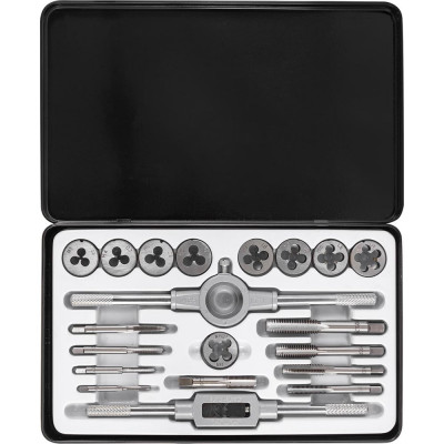 Набор метчиков и плашек Rockforce метрический 20 предметов RF-M020-1(10456)