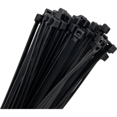 Кабельная стяжка BM Group цвет черный, устойчивая к воздействию УФ-лучей, 200x3,6 мм, 100 шт. BM-N2036