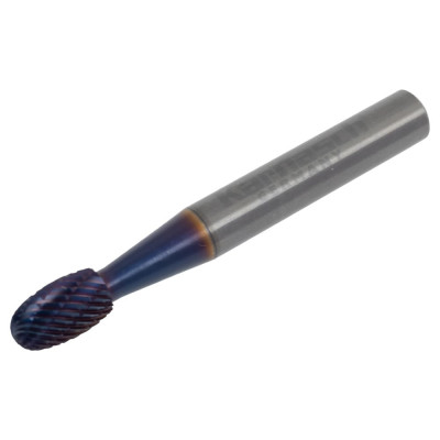 Бор-фреза твердосплавная форма E, овал, 6x10x6х50 мм Karnasch 11.5041-020