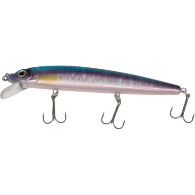 Воблер Strike Pro Alpha Minnow 115 цвет: A210-SBO-RP Rainbow Ghost Wakasagi EG-033FA210-SBO-RP