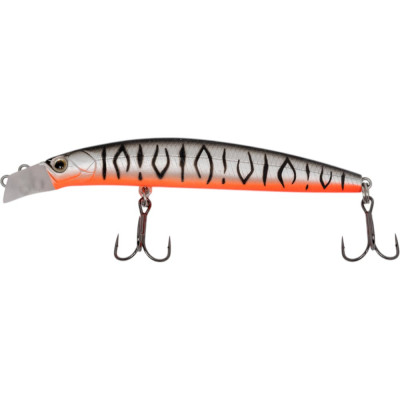Воблер Strike Pro Top Water Minnow 90 цвет: A243ES Grey Shadow Mat Tiger JL-179F#A243ES