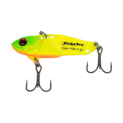 Блесна Strike Pro Cyber Vibe 45 цвет: A178S Lemon Mat Tiger JG-005C#A178S
