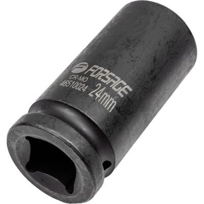 Головка ударная глубокая 24 мм, 3/4", 6 - гранная, Forsage F-46510024(6948)