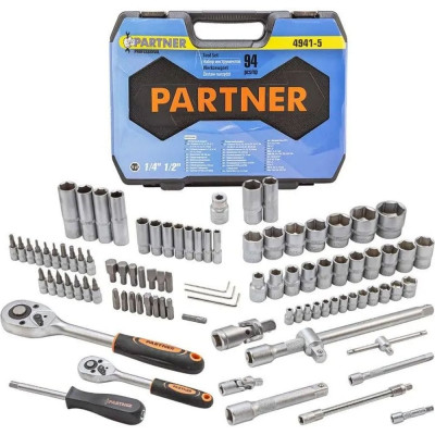 Набор инструментов Partner 94 пр.1/4", 1/2" 6-гранные, 4-32 мм PA-4941-5(51986)