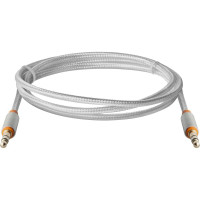 Аудио-кабель Defender JACK01-03 Белый JACK M-JACK M, 1,2м 87513