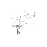Смеситель для кухни Diadonna с длинным изливом D80449126