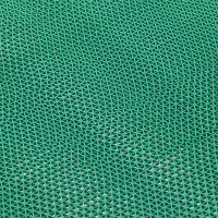 Коврик-дорожка VORTEX ПВХ Zig-Zag 5 мм 0,9х10 м, против скольжения, зеленый 22155