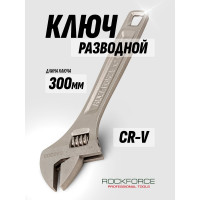 Разводной ключ Rockforce Profi CRV 12-300мм захват 0-35мм, на пластиковом держателе RF-649300(17398)