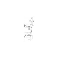 Набор для биде Paffoni TWEET SQUARE MIX хром ZDUP112CR 00228157