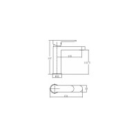 Смеситель для умывальника Aquanet AF300-10B Passion черный матовый 00243293