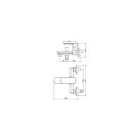 Смеситель для ванны Aquanet AF120-20С Cinetic хром 00216753