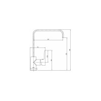 Смеситель для кухни Aquanet высокий хром AF320-41С Logic 00216766