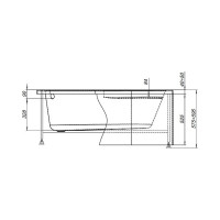 Каркас сварной для ванны Aquanet MIA 140x80 L/R 00246497