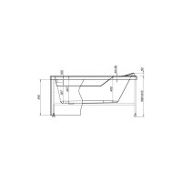 Фронтальная панель Aquanet L130 H54 У 00243722