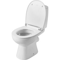 Унитаз-компакт SANTEK 1.WH30.2.415 ЦЕЗАРЬ стандарт 2-режима, дюроsoft-close, тонкое 00000059828