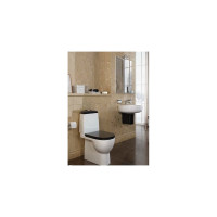 Унитаз-компакт Sanita Luxe Best с сиденьем микролифт, быстросъемное 00017407 WC.CC/Best/2-DM/BLK.G/S1