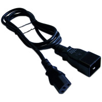 Шнур питания LANMASTER С13-C20, 3х0.75, 220В, 10А, черный, 3 метра LAN-PP13/20-3.0-BK