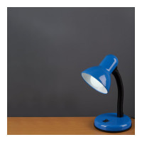 Настольный светильник General Lighting Systems на основании Е27, 320х142мм, синий GTL-029-60-220 800129