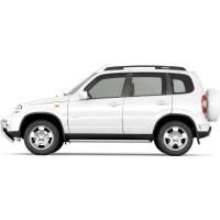 Рейлинги PT Group Черный муар Комфорт CHEVROLET Niva 2002-20/ LADA Niva 2020- 02010602 LNV551601