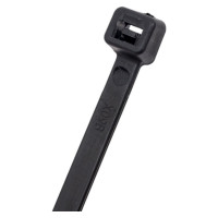 Кабельная стяжка BM Group цвет черный, устойчивая к воздействию УФ-лучей, 250x4,8 мм, 100 шт. BM-N2548