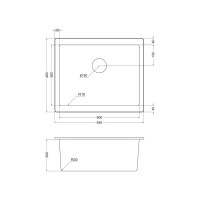 Мойка EMAR EMQ-1555.P Алмаз