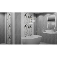 Плитка для стен Beryoza Ceramica Верди серый, 250x750x9 мм, 8 шт. ТГ-00004585