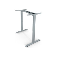 Двухмоторная рама стола с электрической регулировкой высоты StolStoya BAZALT серая PE222S