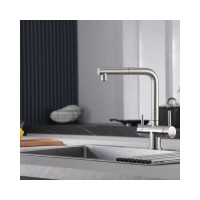 Смеситель для кухни EMAR из нержавеющей стали ЕСВ 7017 сатин ФР-00004782