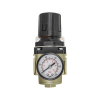 Регулятор давления воздуха "Profi" 1/4", 0-10 bar, рабочая температура 5-60° Forsage F-AR3000-02(54451)