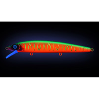 Воблер Strike Pro Alpha Minnow 115 цвет: A230S Watermelon Mat Tiger EG-033FA230S