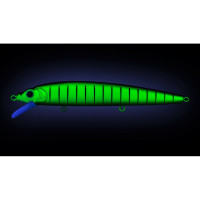 Воблер Strike Pro Alpha Minnow 115 цвет: 597S Blue Mat Tiger EG-033F597S
