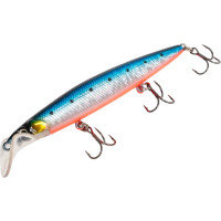 Воблер Strike Pro Scooter Minnow 90F цвет: A234-SBO-LU Blue Back Silver OB Fluo EG-186AF#A234-SBO-LU