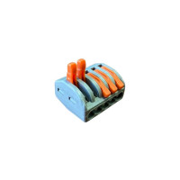 Соединительная клемма Econ 5-проводная 0,08- 2,5(4) кв. мм 5 шт в упак С0055