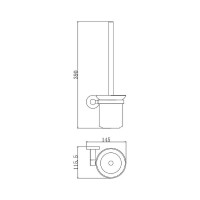 Ершик настенный Aquatek aq4010cr вега 00000129705